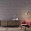 Vertical abstract Fabric Wallpaper Covers an area ​​up to 4.2mX3m with adhesive  and smoothing tool