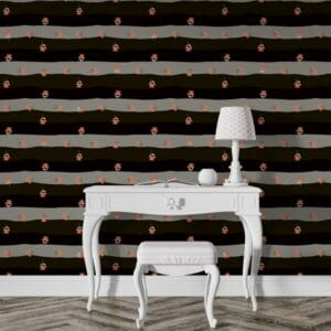 Elegant stylized flower seamless pattern Abstract floral background  Fabric Wallpaper Covers an area ​​up to 4.2mX3m with adhesive  and smoothing tool