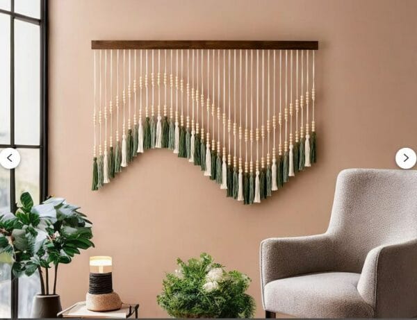 Beautiful colored Macrame Woven Boho Handmade
