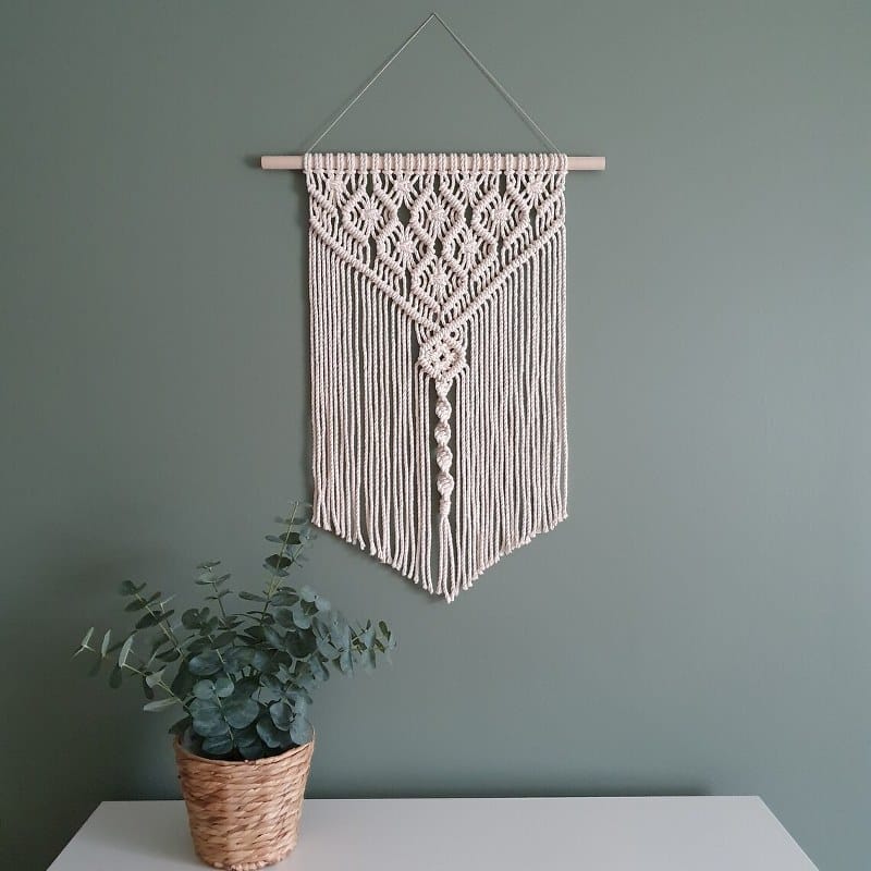 Great Macrame Wall Hanging Boho Handmade