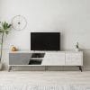 Wide Modern TV Stand Stylish Entertainment Unit