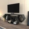 Hexagonal TV table