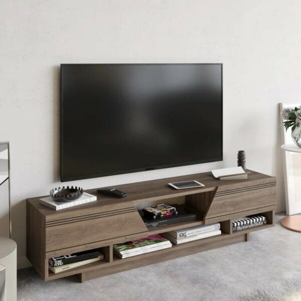 Beige TV table