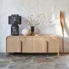 Annie 72" Natural Storage Media Conosle by Leanne Ford