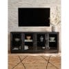 Calypso 72" Black Wood Storage Media Console