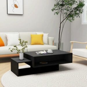 Godding Pedestal Coffee Table with Storage