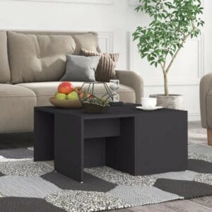 Floor Shelf Coffee Table with Storage