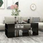 Godhigh Floor Shelf Coffee Table with Storage