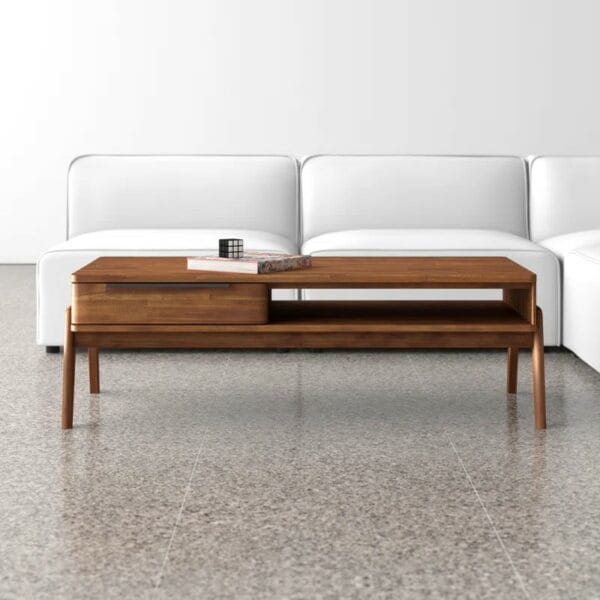 Lito Solid Wood Coffee Table with Storage