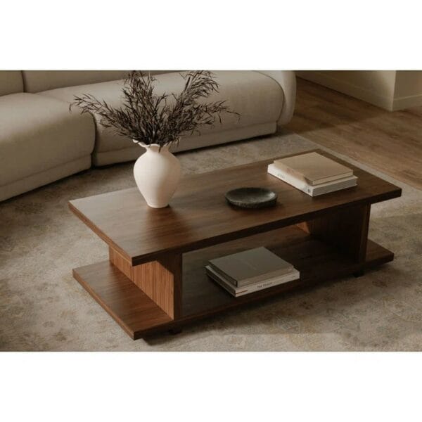 Annora Walnut Coffee Table