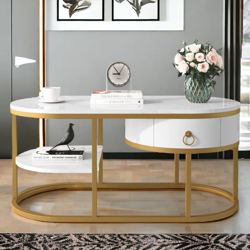 Kellerstrass Frame Coffee Table with Storage