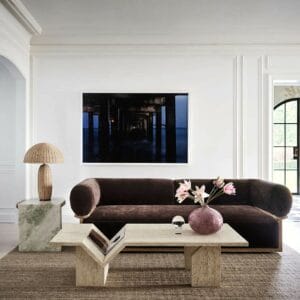 Rectangular Coffee Table with Shelf