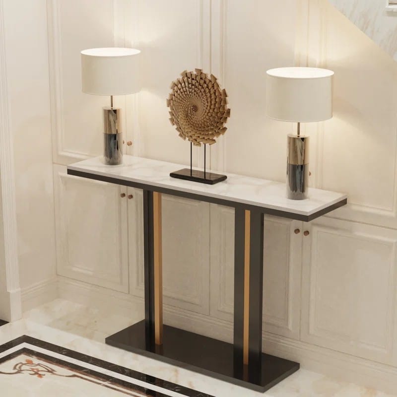 118cm Marble Top Console Table