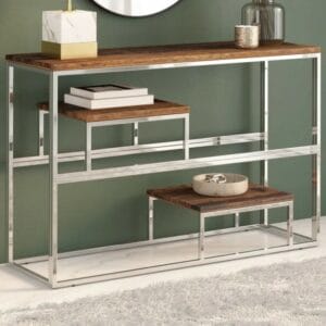 Ferndown 110cm Solid Wood Top Console Table