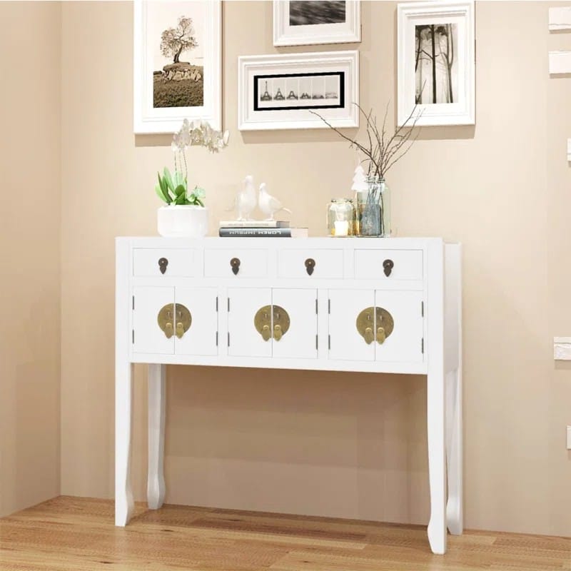 Burnside 95cm Solid Wood Console Table