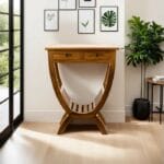 Quito 60cm Solid Wood Console Table