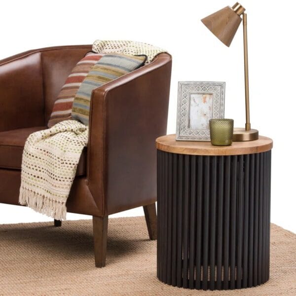 Lora Solid Wood End Table