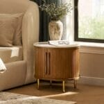 Harper Marble Storage Side Table