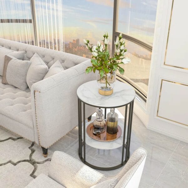 Side Table with Storage
