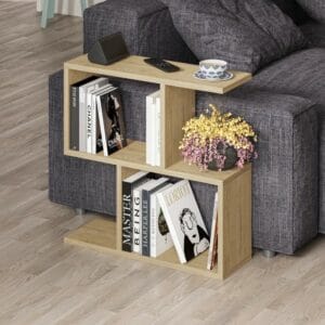 Side Table Modern 2-Tier Design