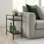 modern glam side table
