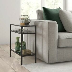modern glam side table