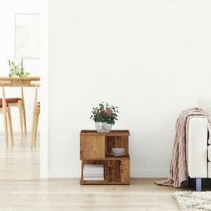 Side Table Black Oak Solid Oak Wood