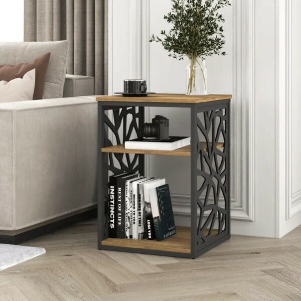 Candance Side Table with Storage