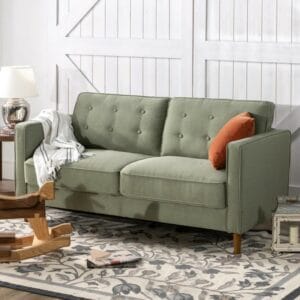 Floman Mid-Century Modern Upholstered sofa