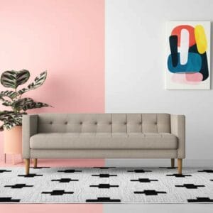 Capricornus 3 Seater Upholstered Sofa