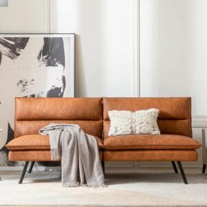 Broumov 3 Seater Upholstered Sofa Bed