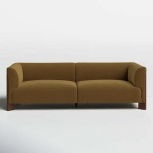 Upholstered Sofa With Solid Wood Leg