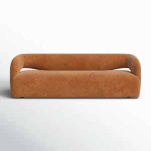 Murcia 95.5'' Genuine Leather Sofa