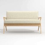 Cavett Ash Wood Loveseat