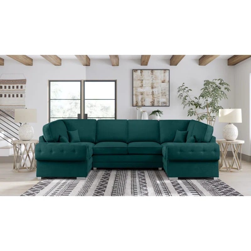 ماكبرايد - 3 قطع قطعة كبيرة قابلة للتقسيم من المخمل