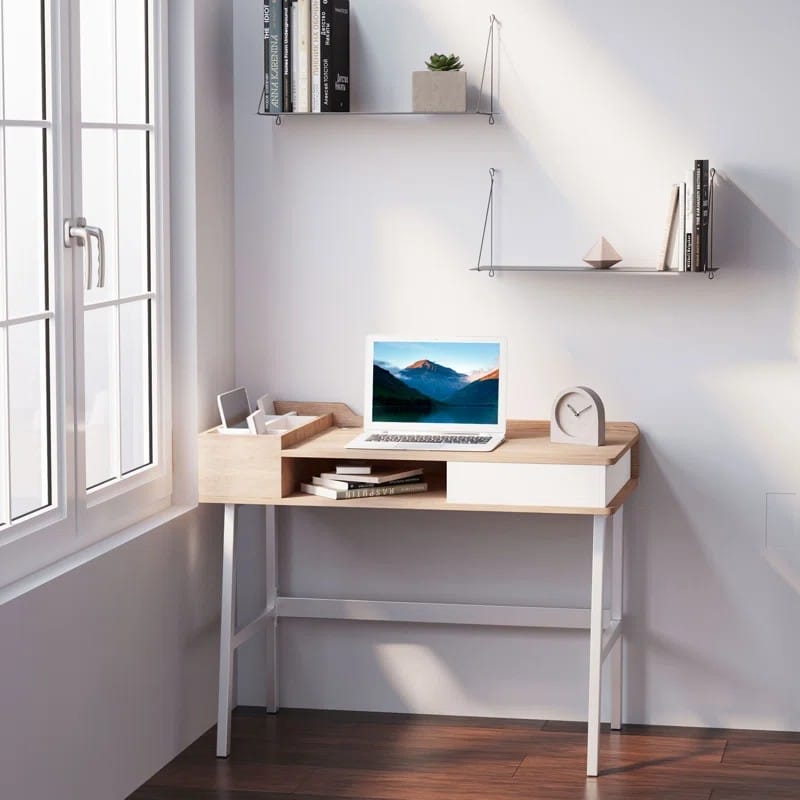 Metal Base Writing Desk