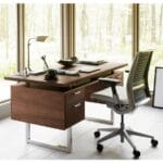 Brown Executive Desk