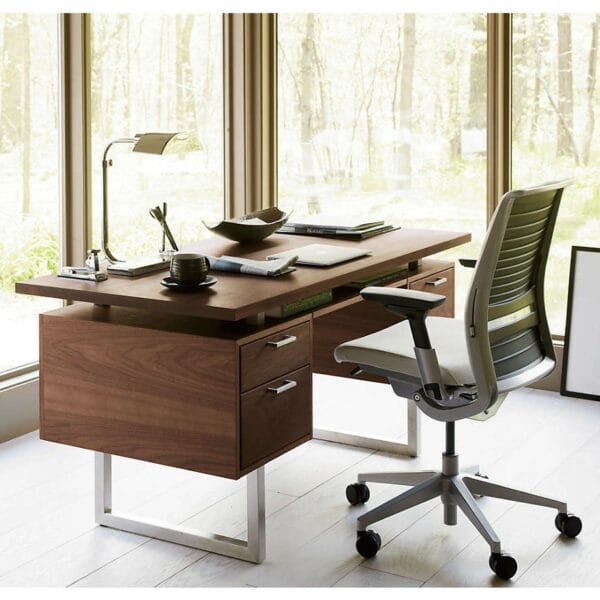 Brown Executive Desk
