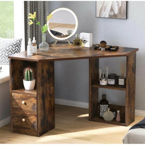 Lariyah L-Shape Writing Desk