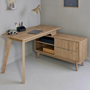 Yaelle L-Shaped Writing Desk
