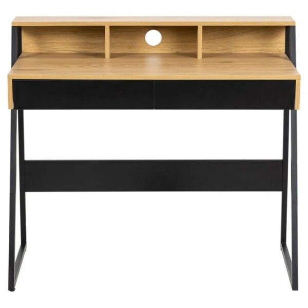 Black Rectangle Computer Desk