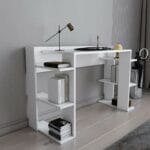 Zigzag Rectangular Computer Desk