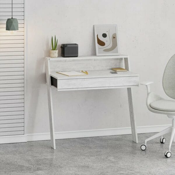 Modern Floating Desk With Drawer