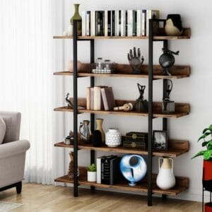 5-Tier Industrial Bookcase Honesdale