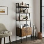 Industrial Style Wooden Bookcase