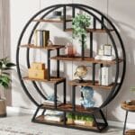 Metal Geometric Bookcase