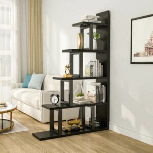 Wood Step Bookcase