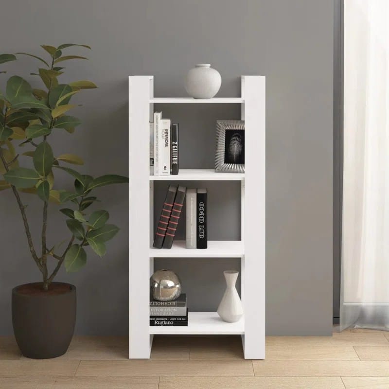 Solid Wood Etagere Bookcase