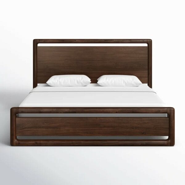Rosy Solid Wood Bed