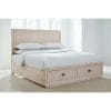 Oakes Solid Wood Panel Storage Bed